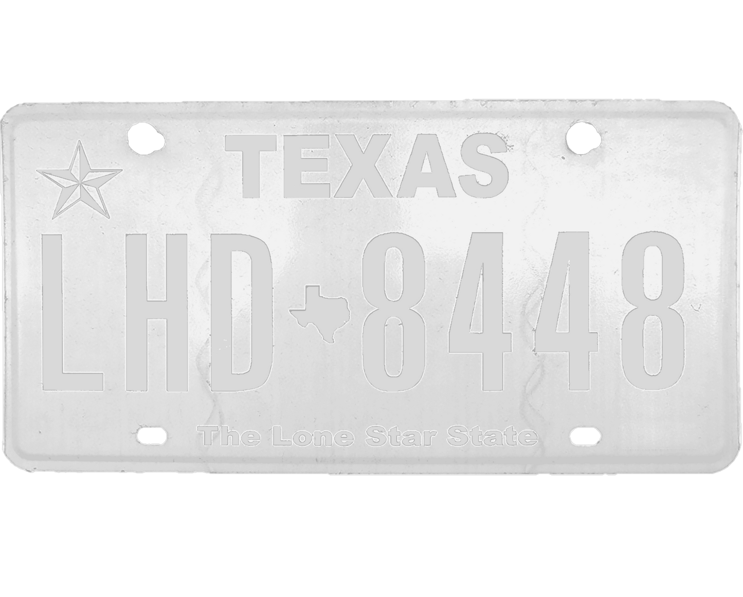 Texas License Plate Wrap Kit