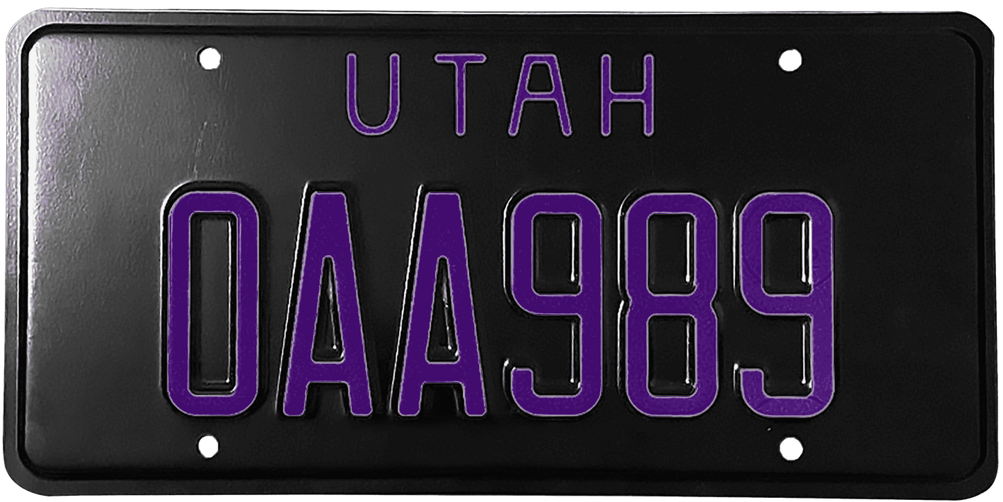 Utah License Plate Wrap Kit