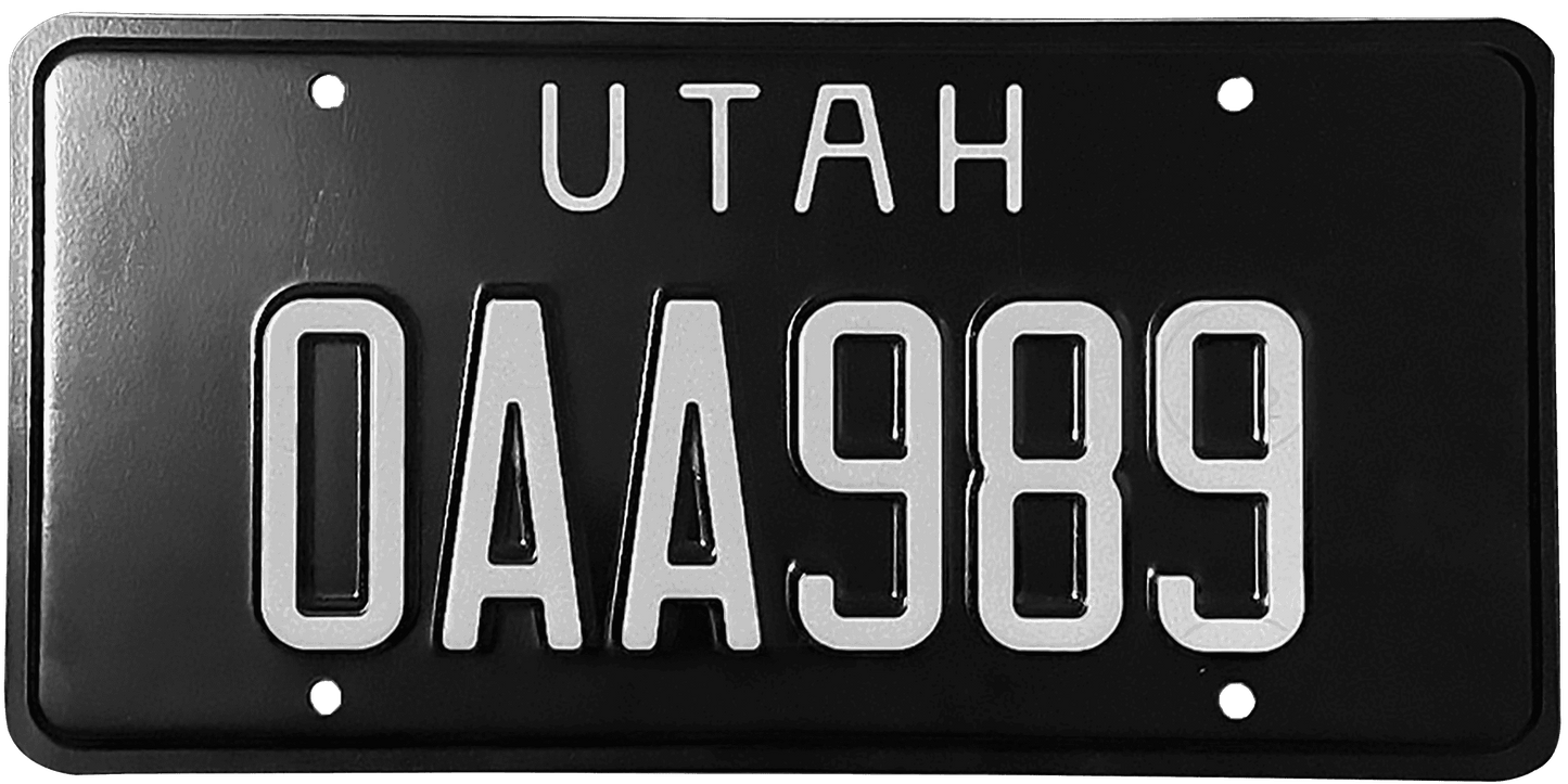 Utah License Plate Wrap Kit