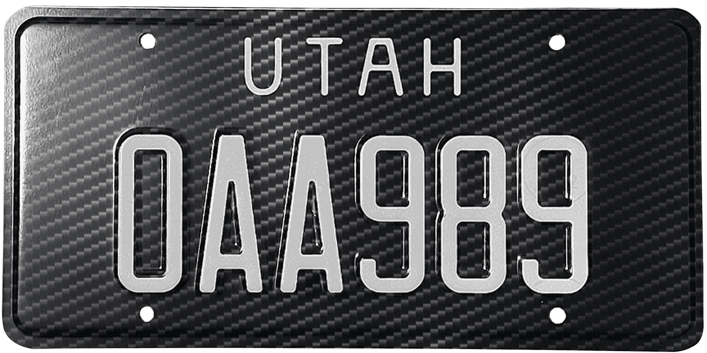 Utah License Plate Wrap Kit