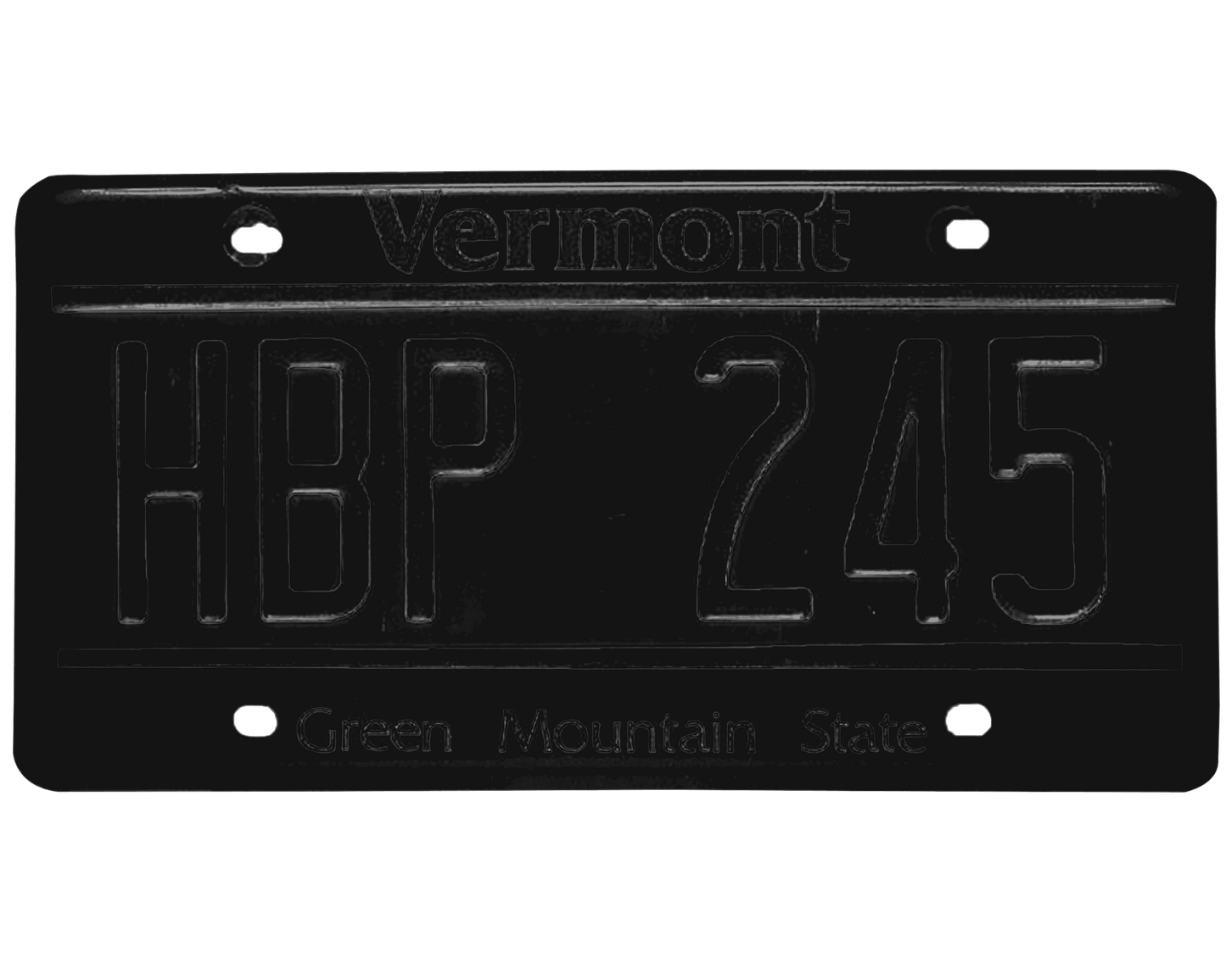 Vermont License Plate Wrap Kit