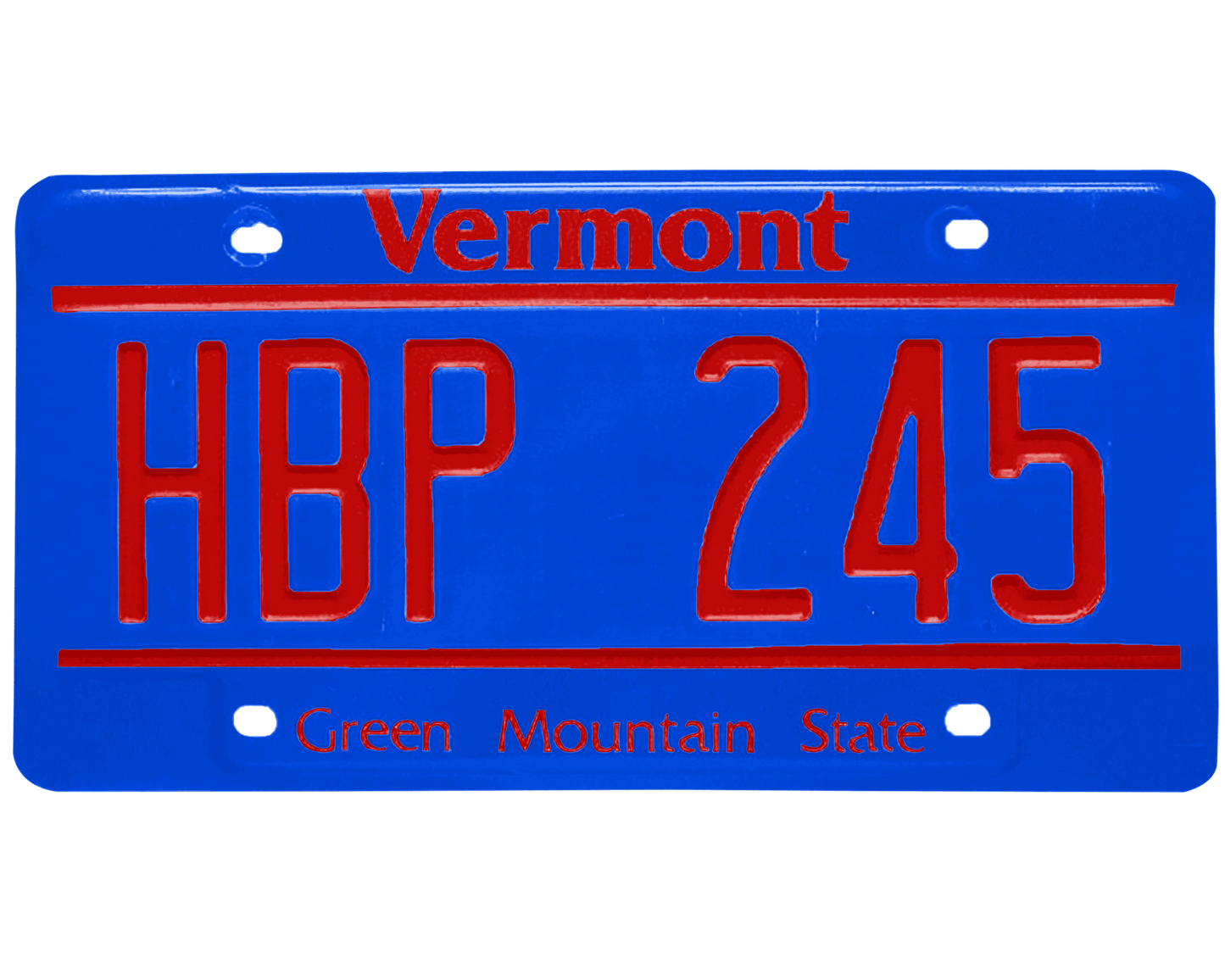 Vermont License Plate Wrap Kit