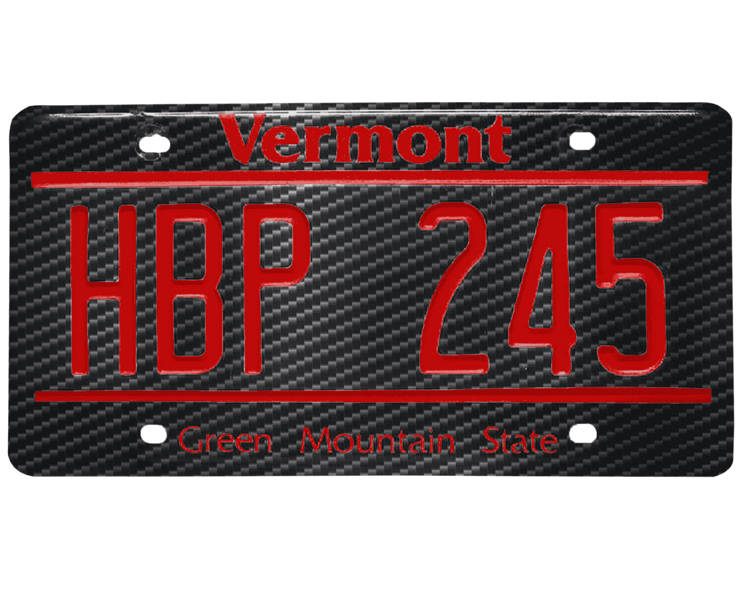 Vermont License Plate Wrap Kit