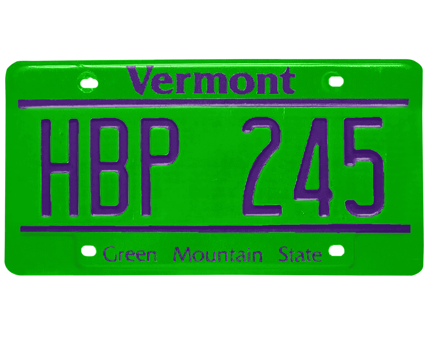 Vermont License Plate Wrap Kit