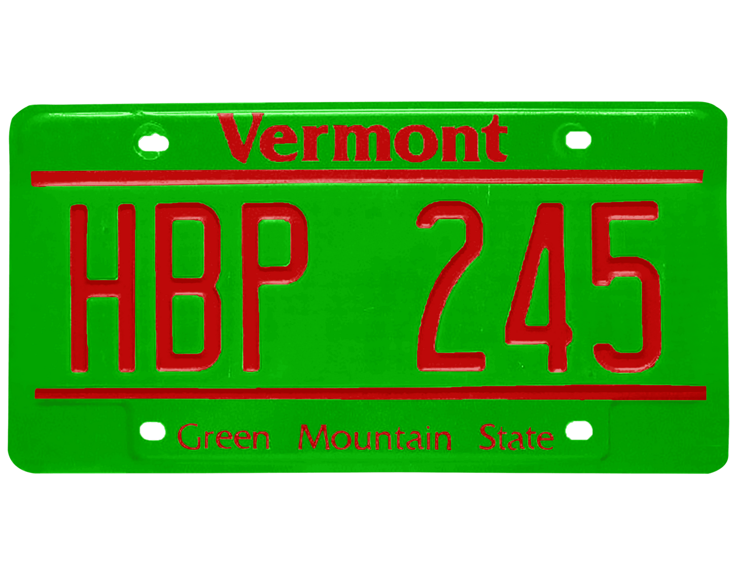 Vermont License Plate Wrap Kit