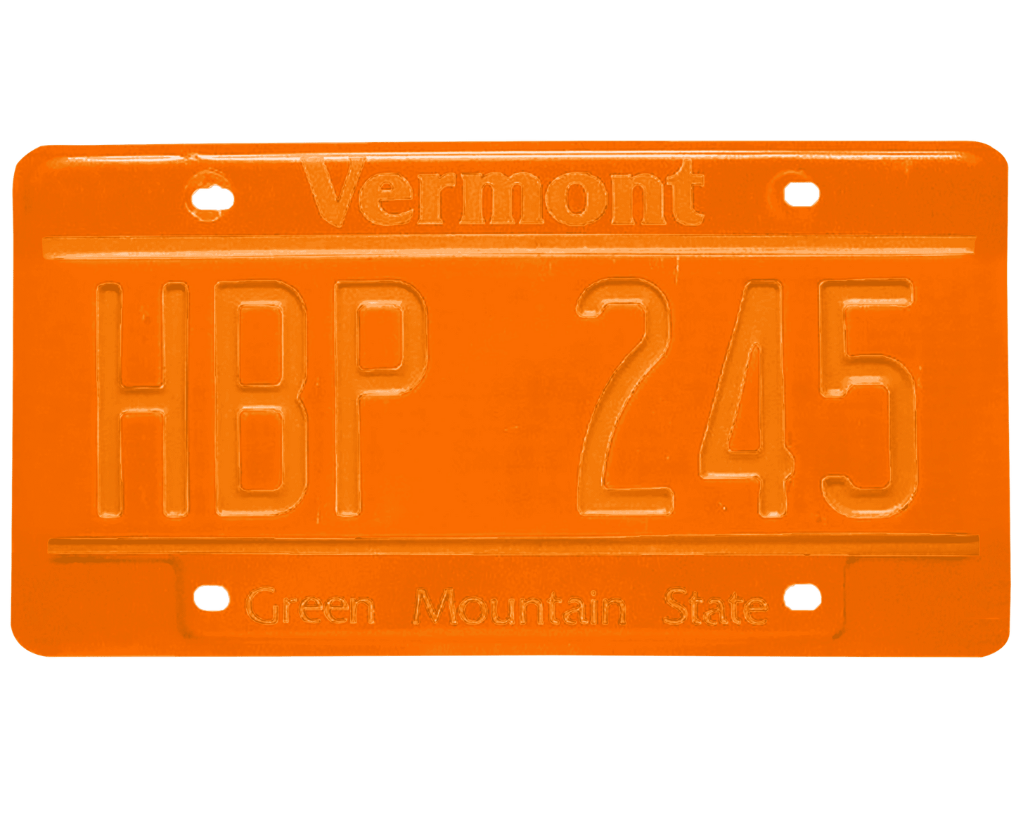 Vermont License Plate Wrap Kit