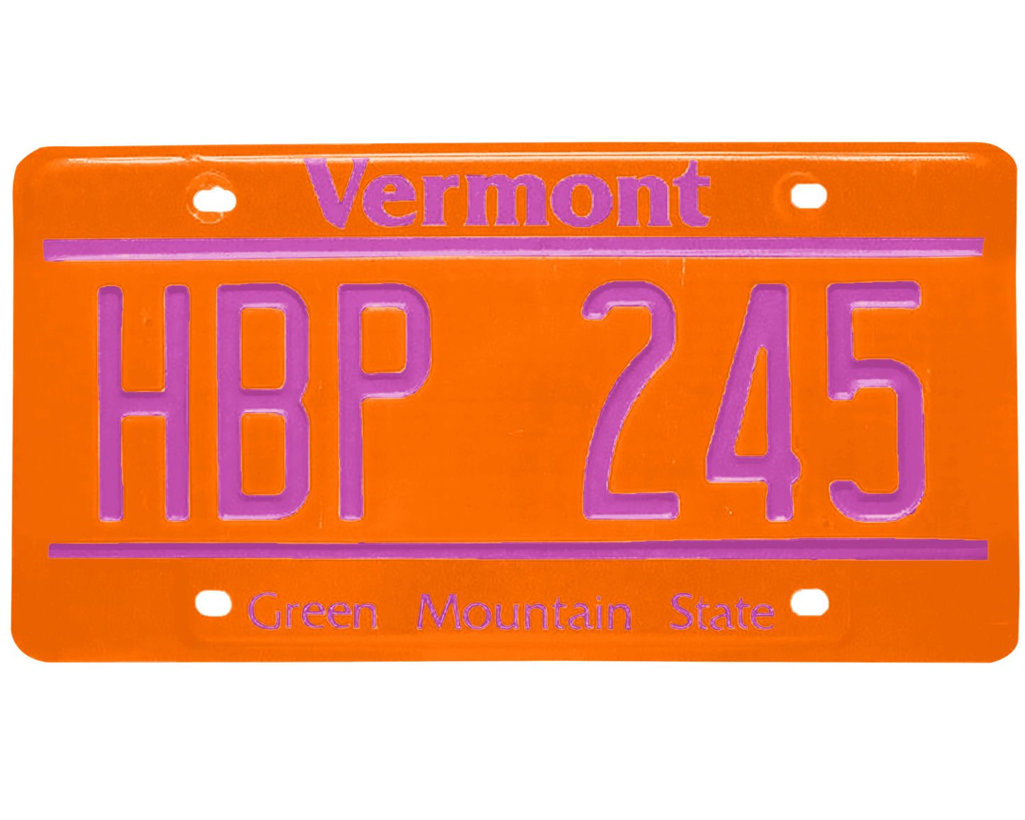 Vermont License Plate Wrap Kit