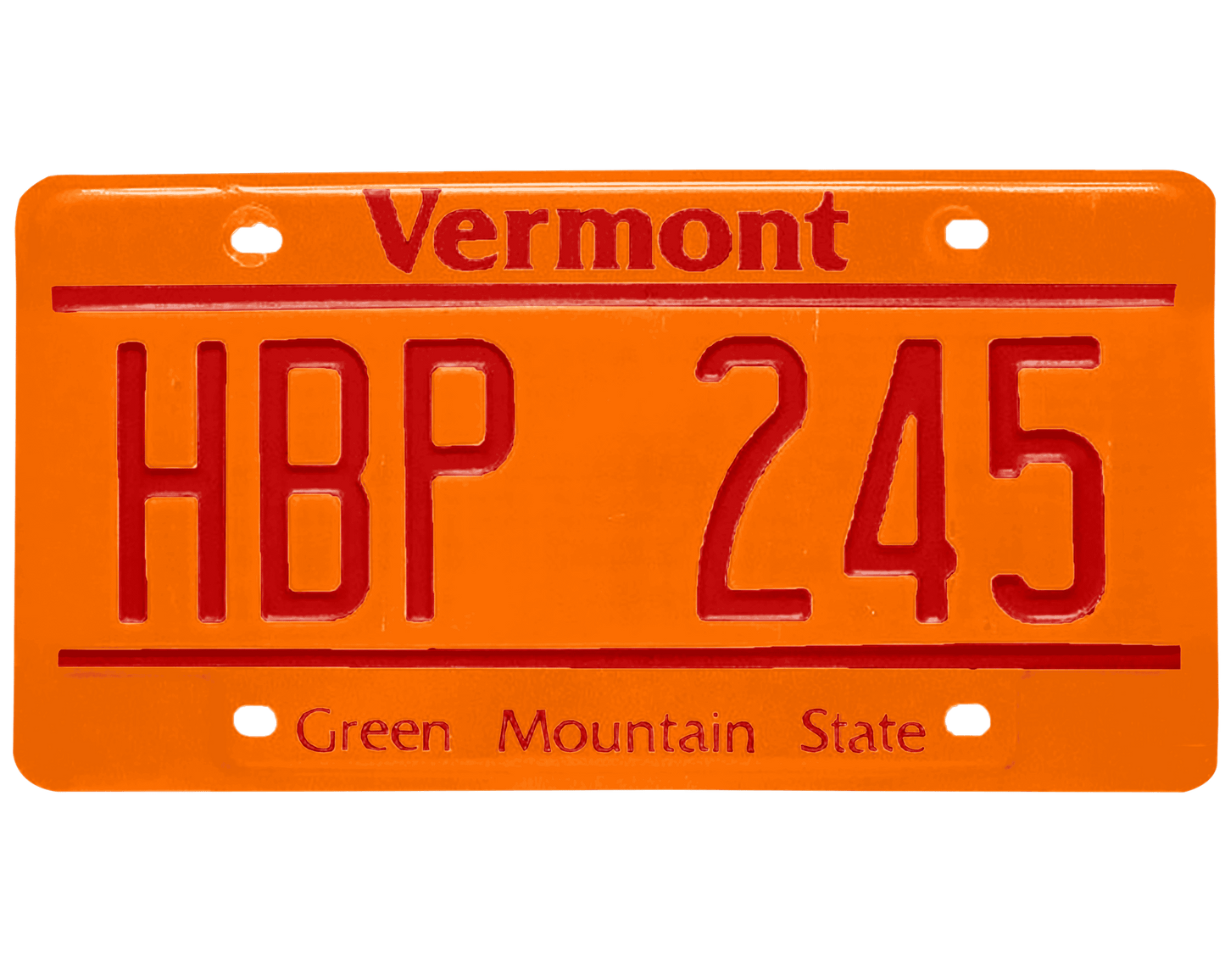 Vermont License Plate Wrap Kit