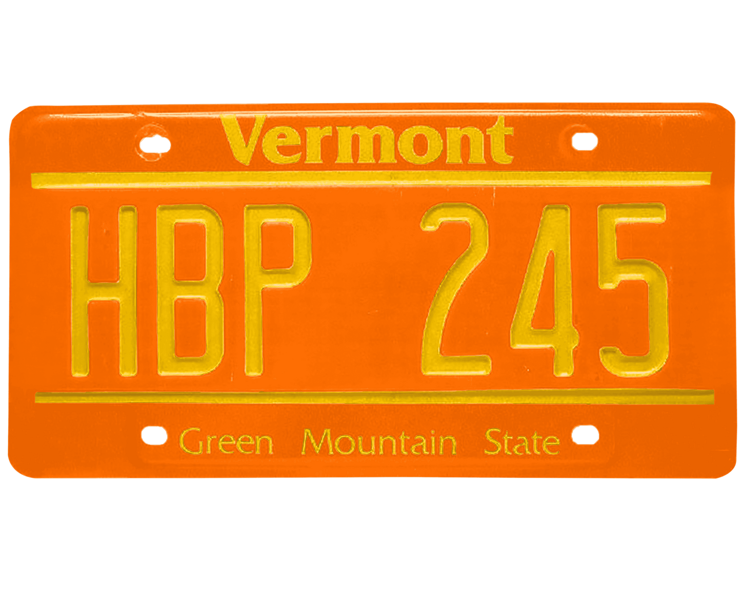 Vermont License Plate Wrap Kit