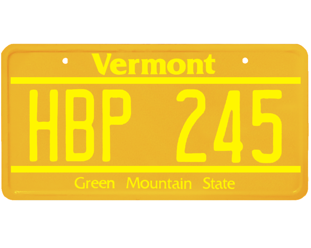 Vermont License Plate Wrap Kit