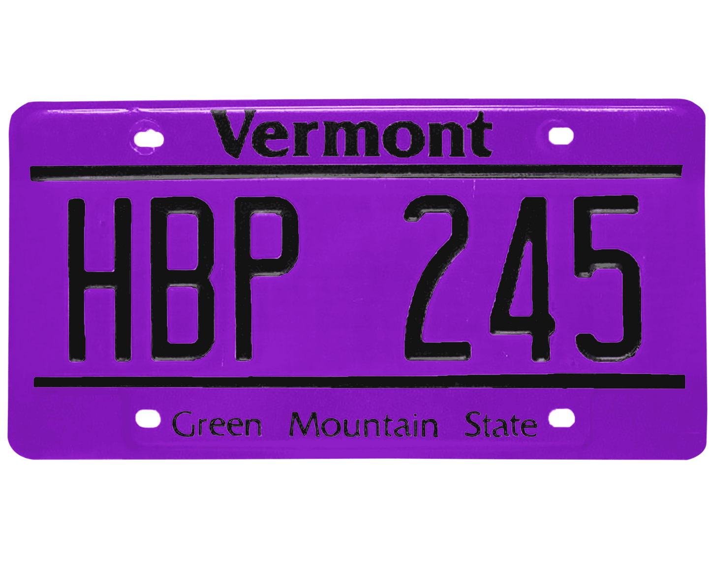 Vermont License Plate Wrap Kit