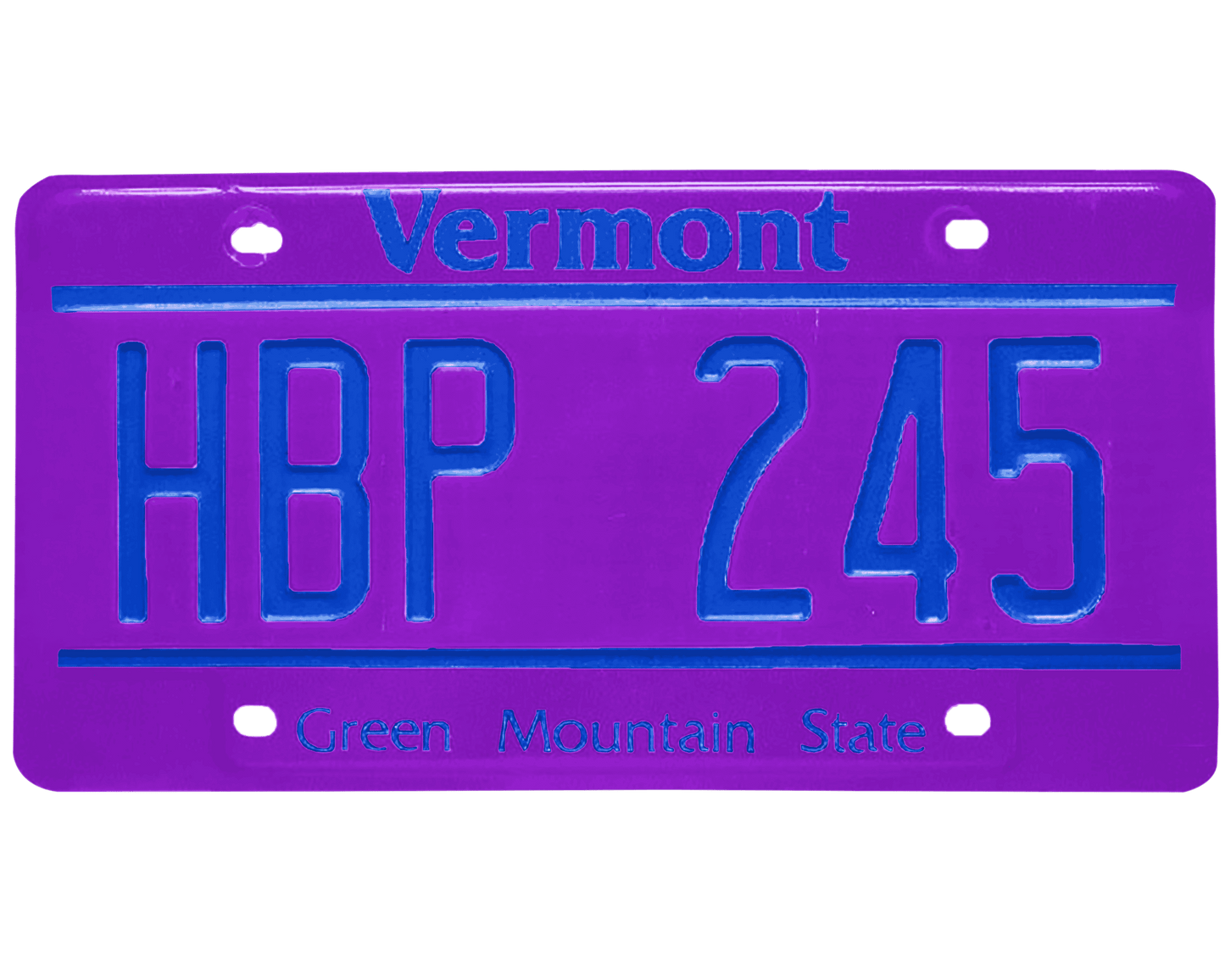 Vermont License Plate Wrap Kit