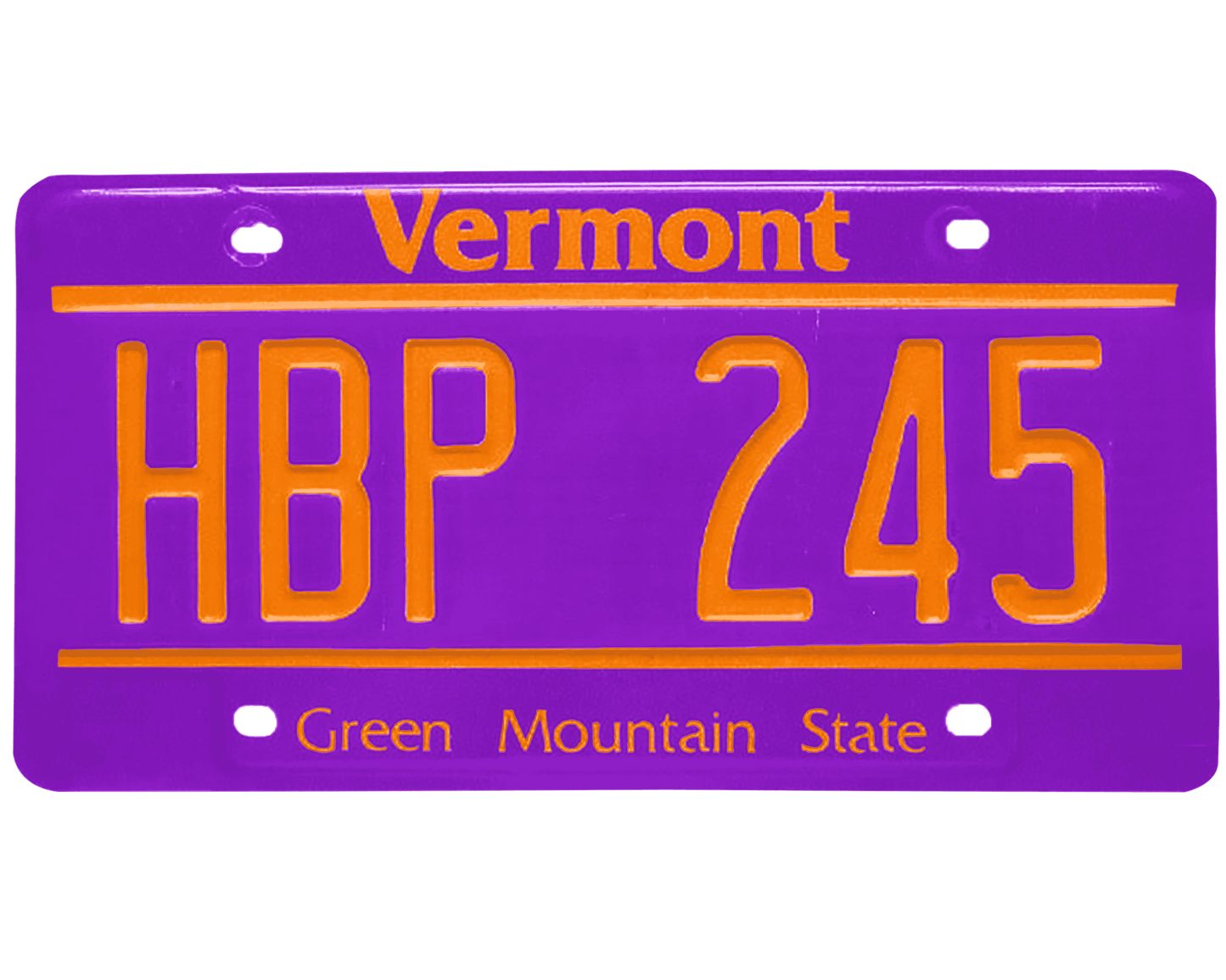 Vermont License Plate Wrap Kit