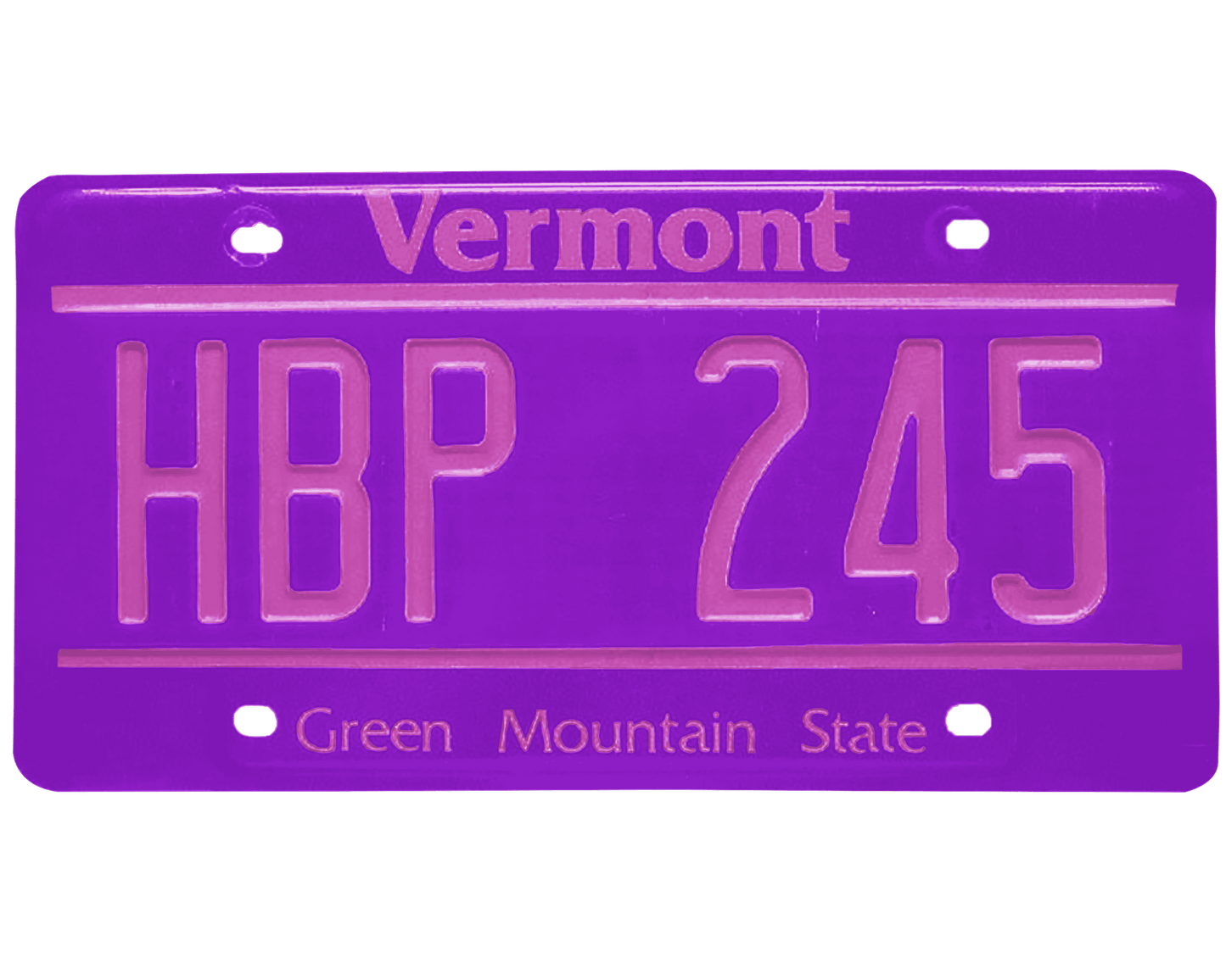 Vermont License Plate Wrap Kit