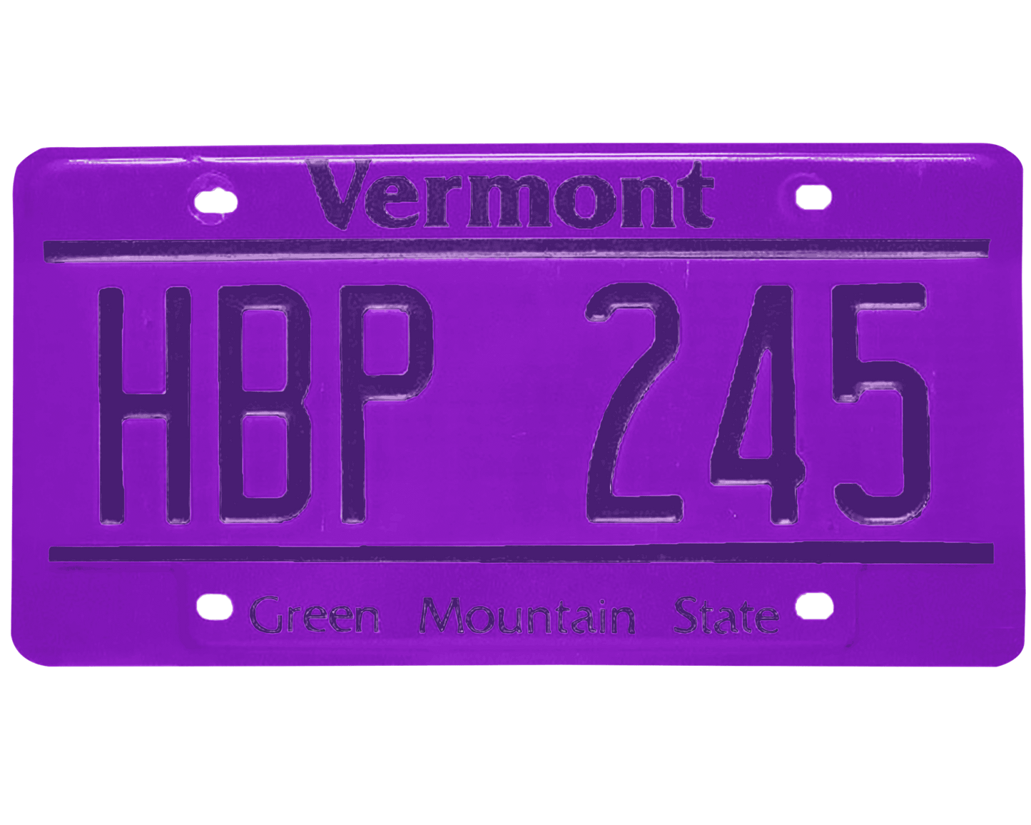 Vermont License Plate Wrap Kit