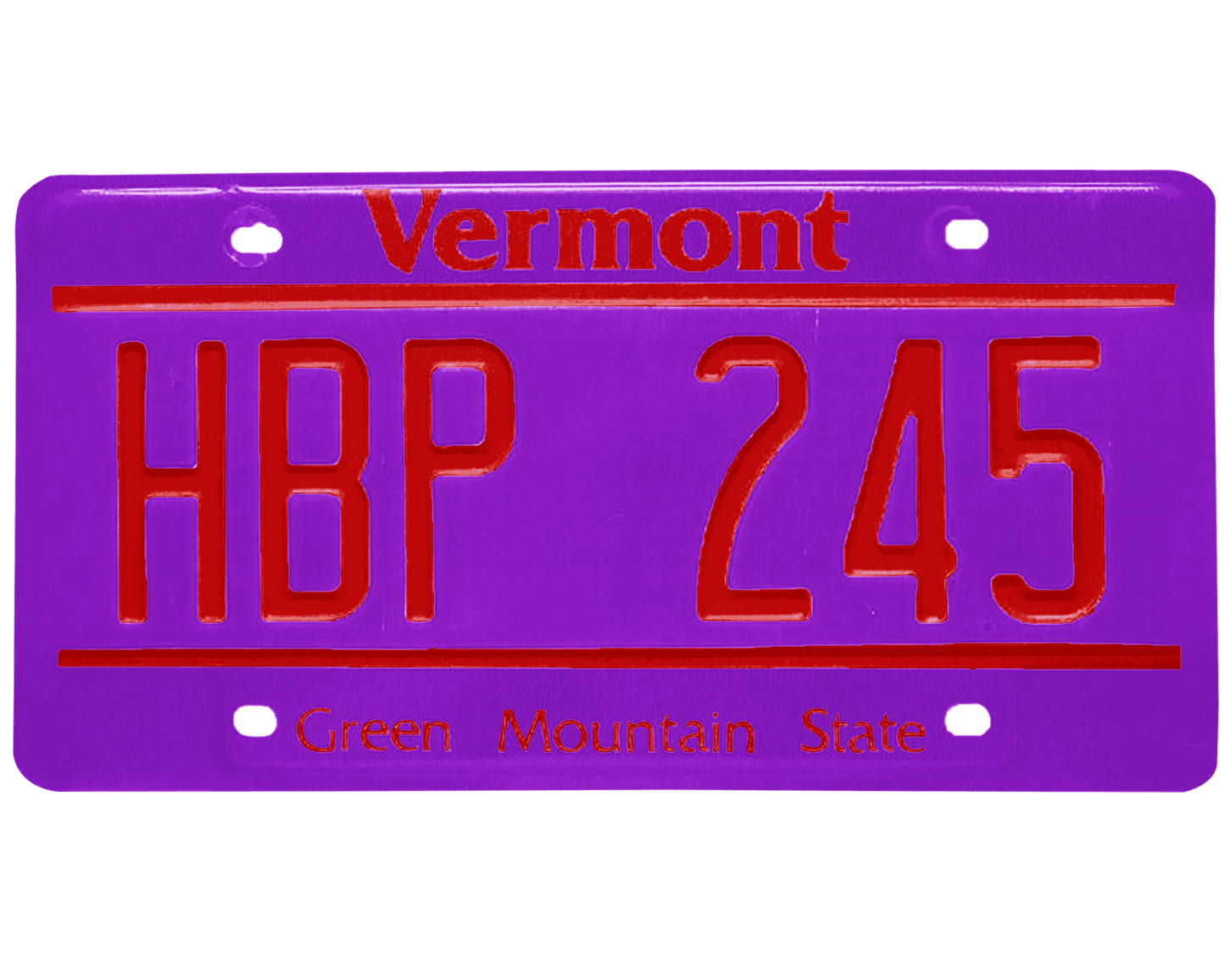 Vermont License Plate Wrap Kit