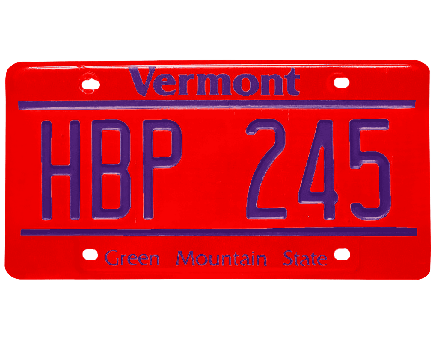 Vermont License Plate Wrap Kit