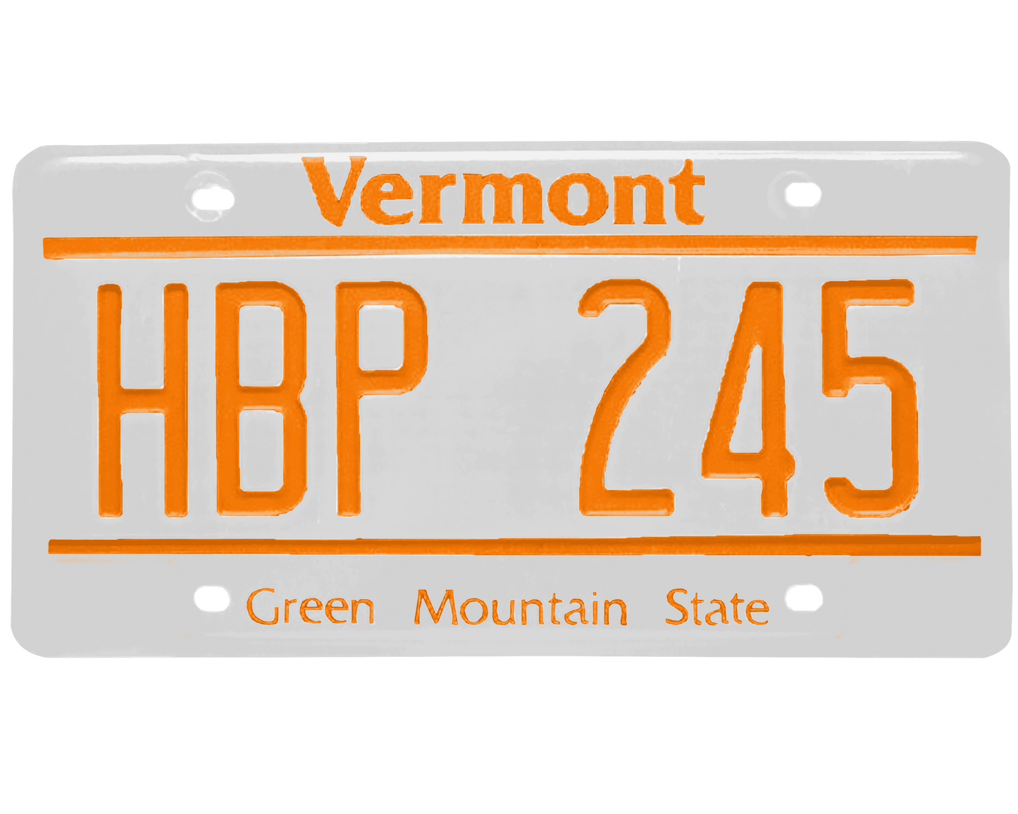 Vermont License Plate Wrap Kit