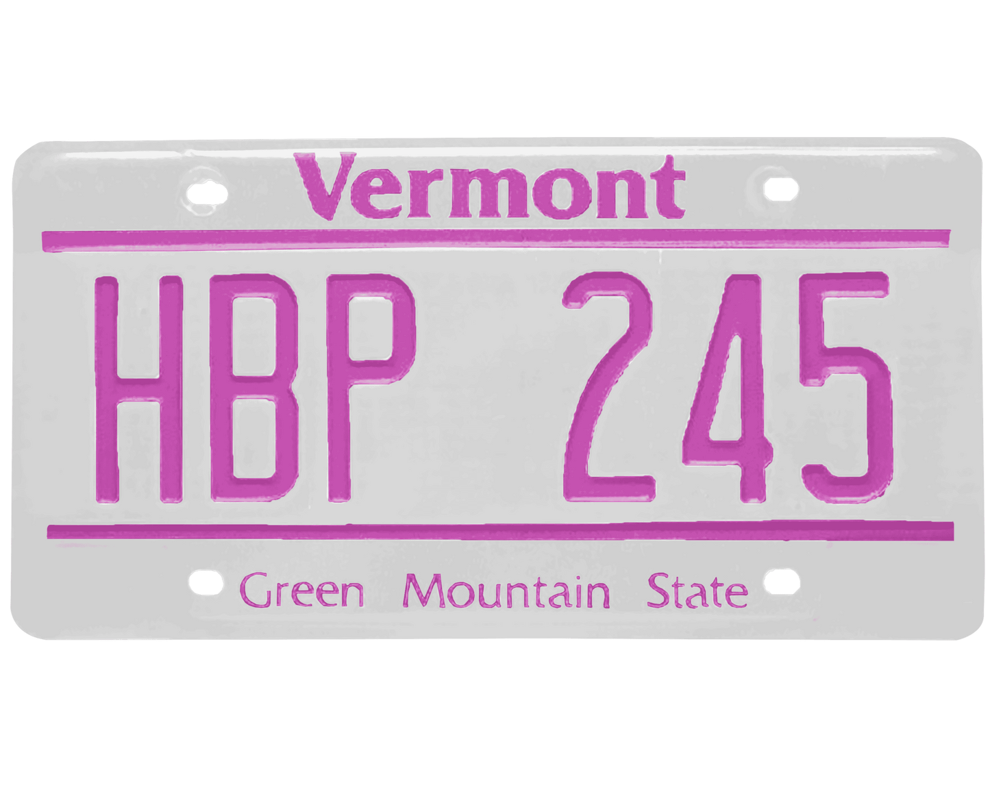 Vermont License Plate Wrap Kit