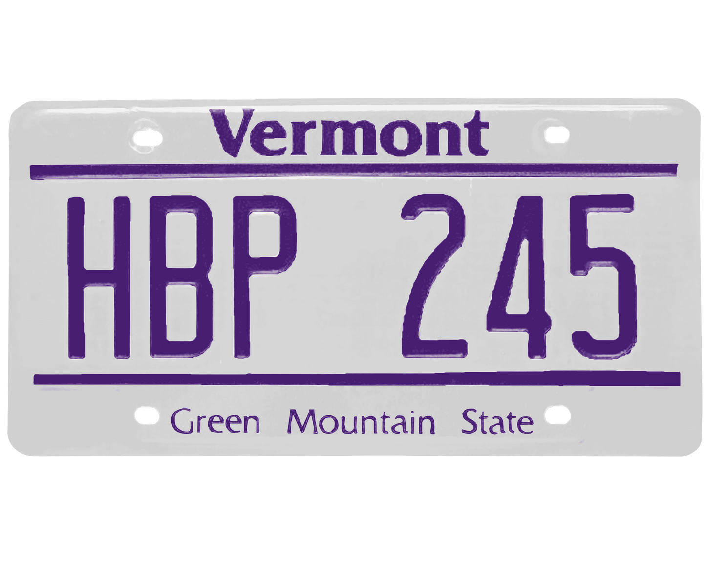 Vermont License Plate Wrap Kit