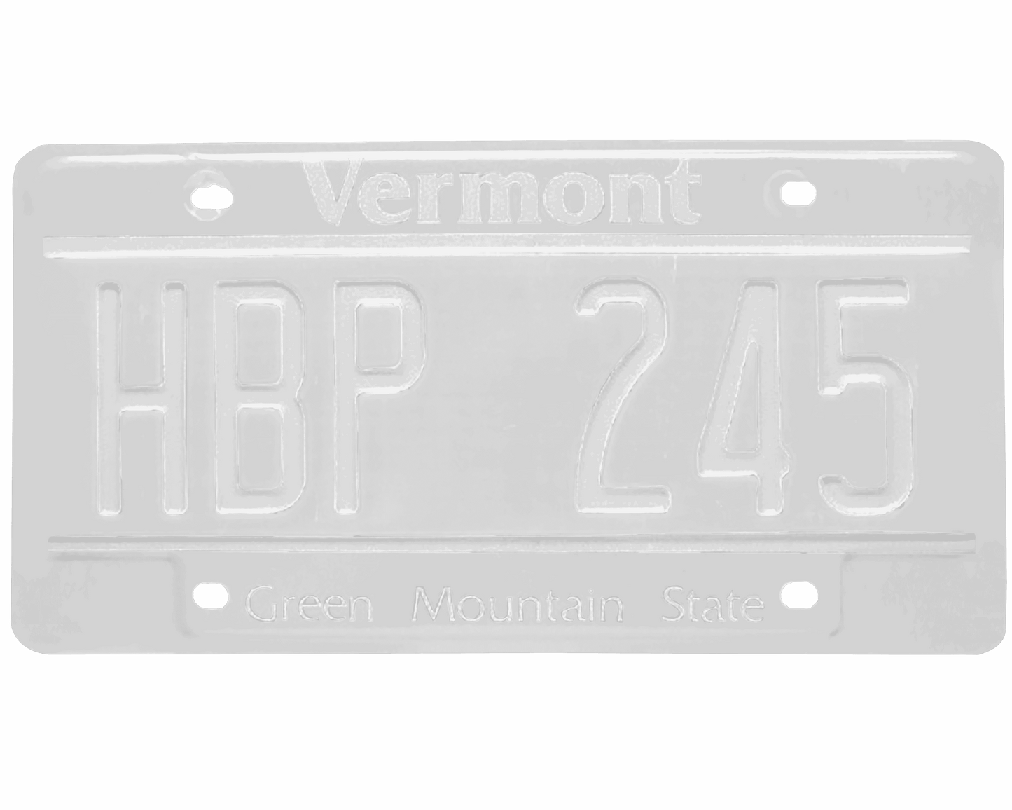 Vermont License Plate Wrap Kit