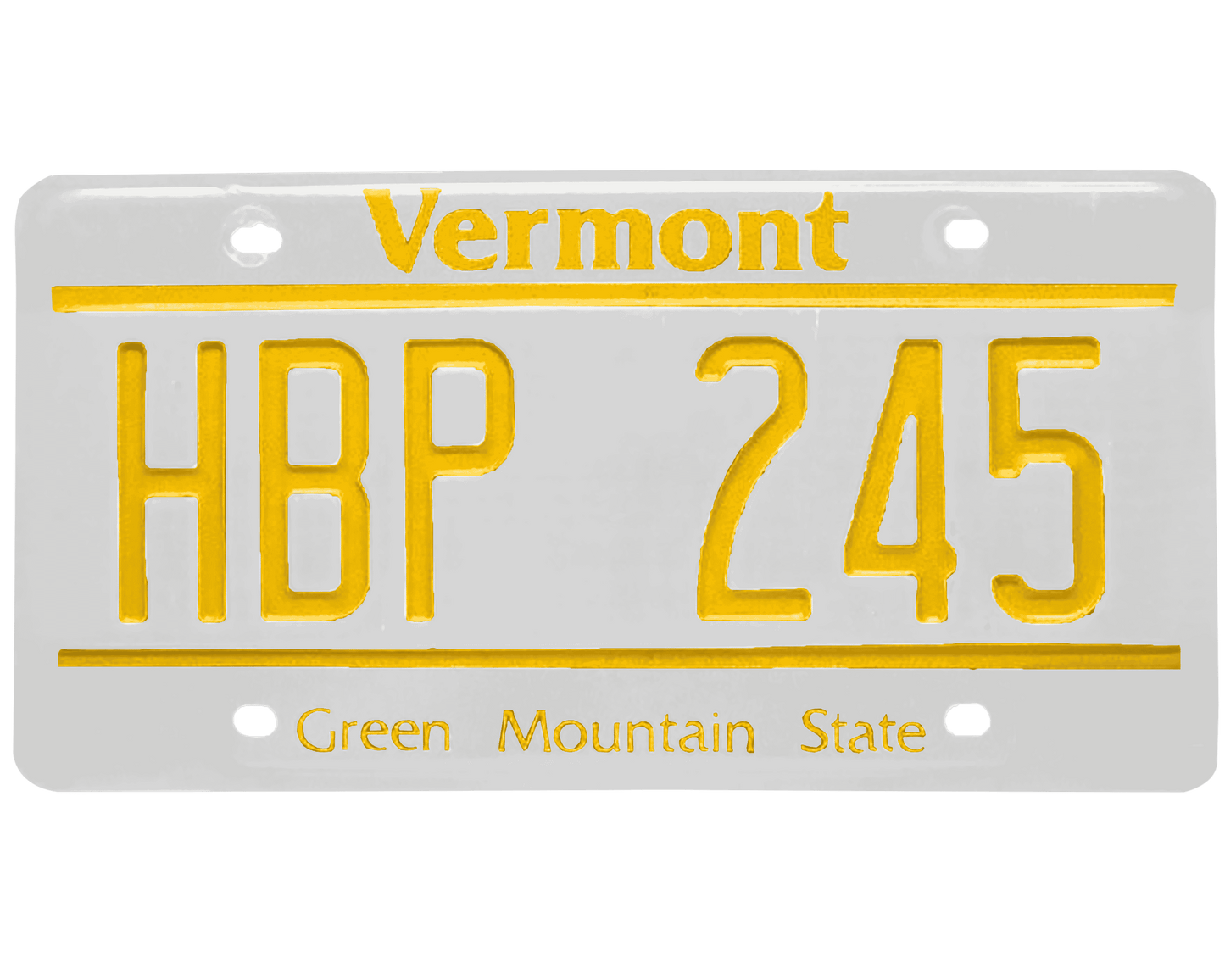 Vermont License Plate Wrap Kit