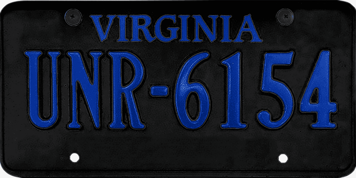 Virginia License Plate Wrap Kit