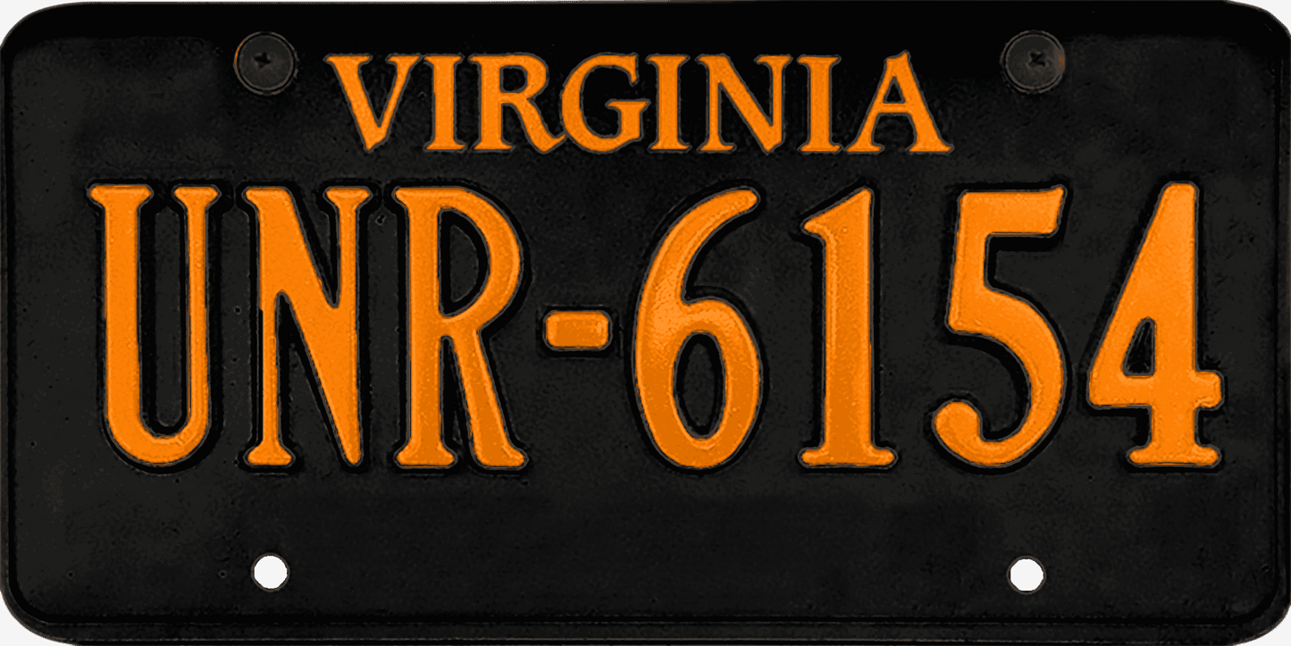 Virginia License Plate Wrap Kit