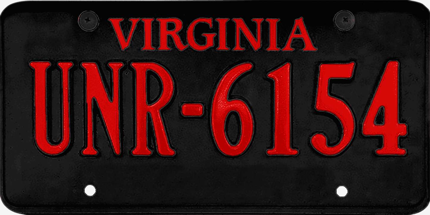 Virginia License Plate Wrap Kit