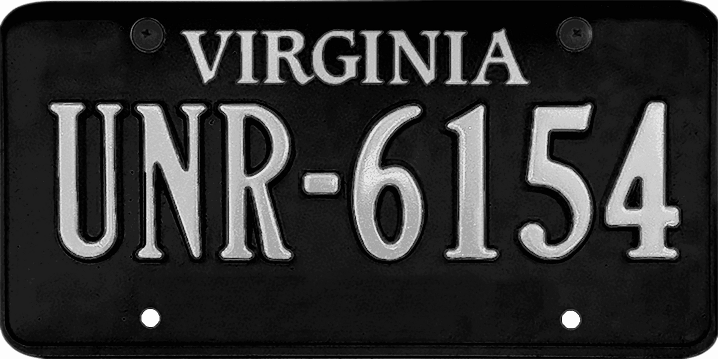 Virginia License Plate Wrap Kit