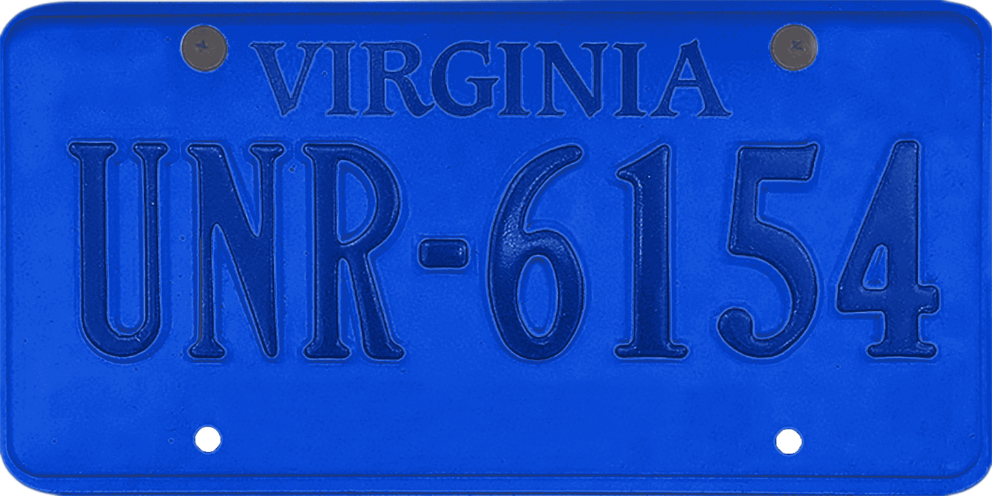 Virginia License Plate Wrap Kit