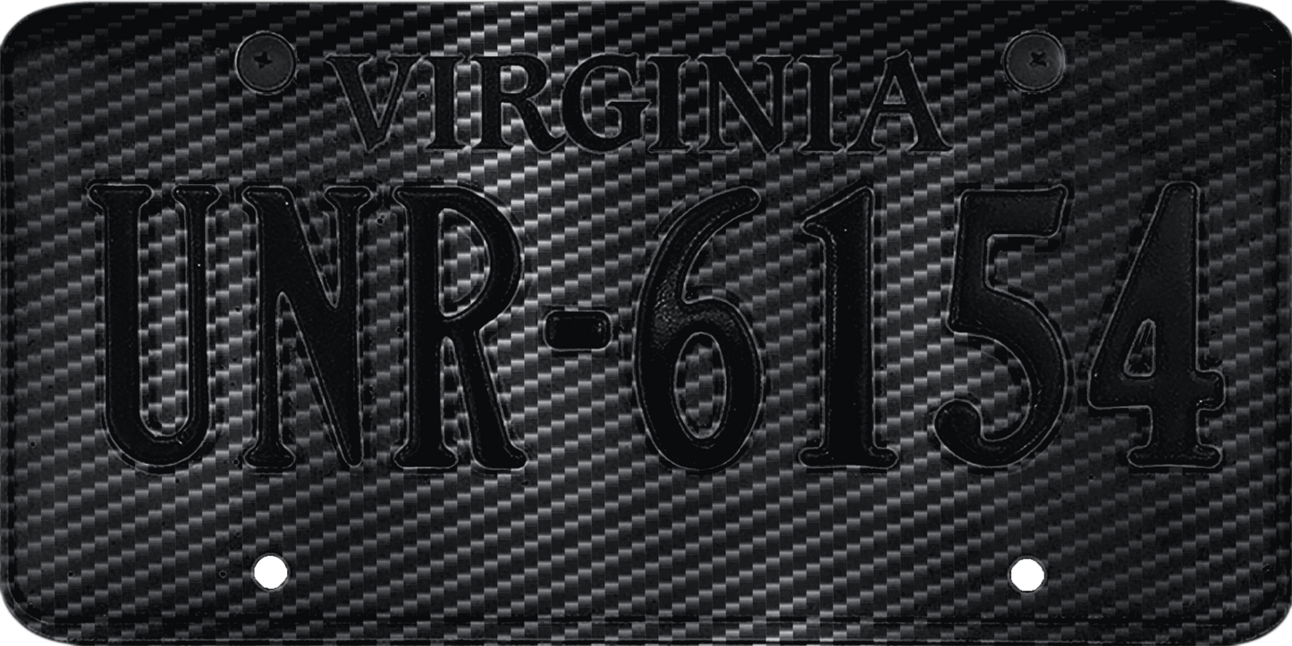 Virginia License Plate Wrap Kit