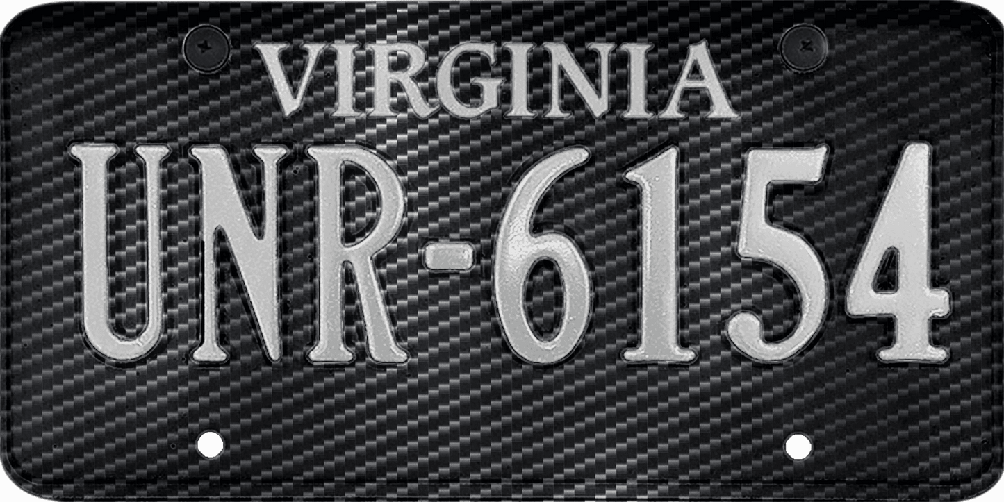 Virginia License Plate Wrap Kit