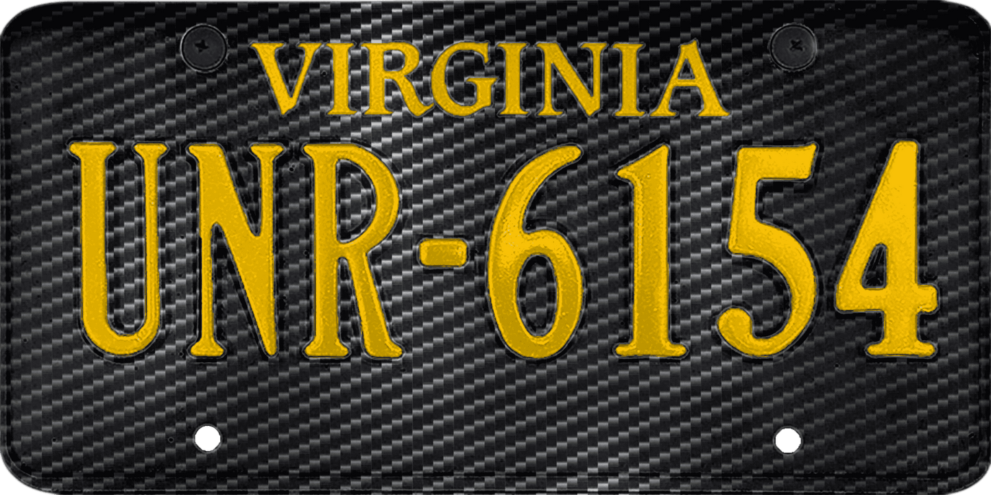 Virginia License Plate Wrap Kit