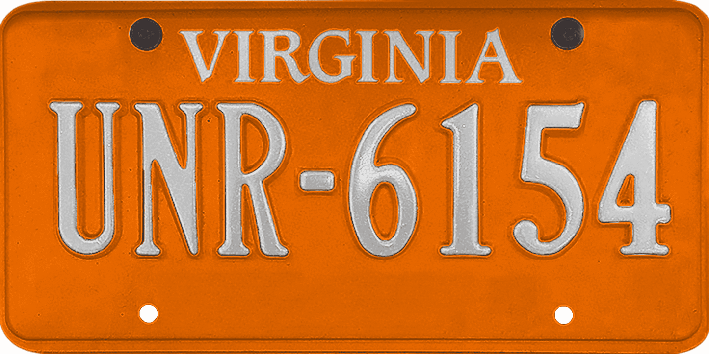 Virginia License Plate Wrap Kit