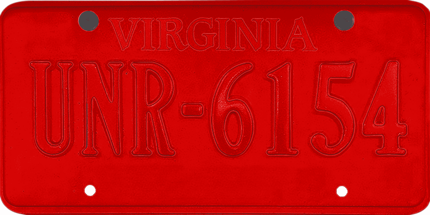 Virginia License Plate Wrap Kit