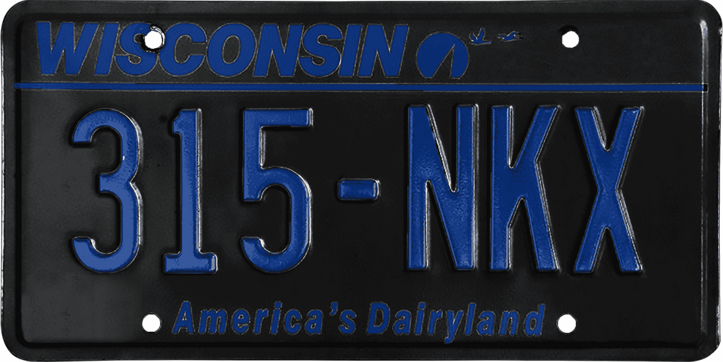 Wisconsin License Plate Wrap Kit