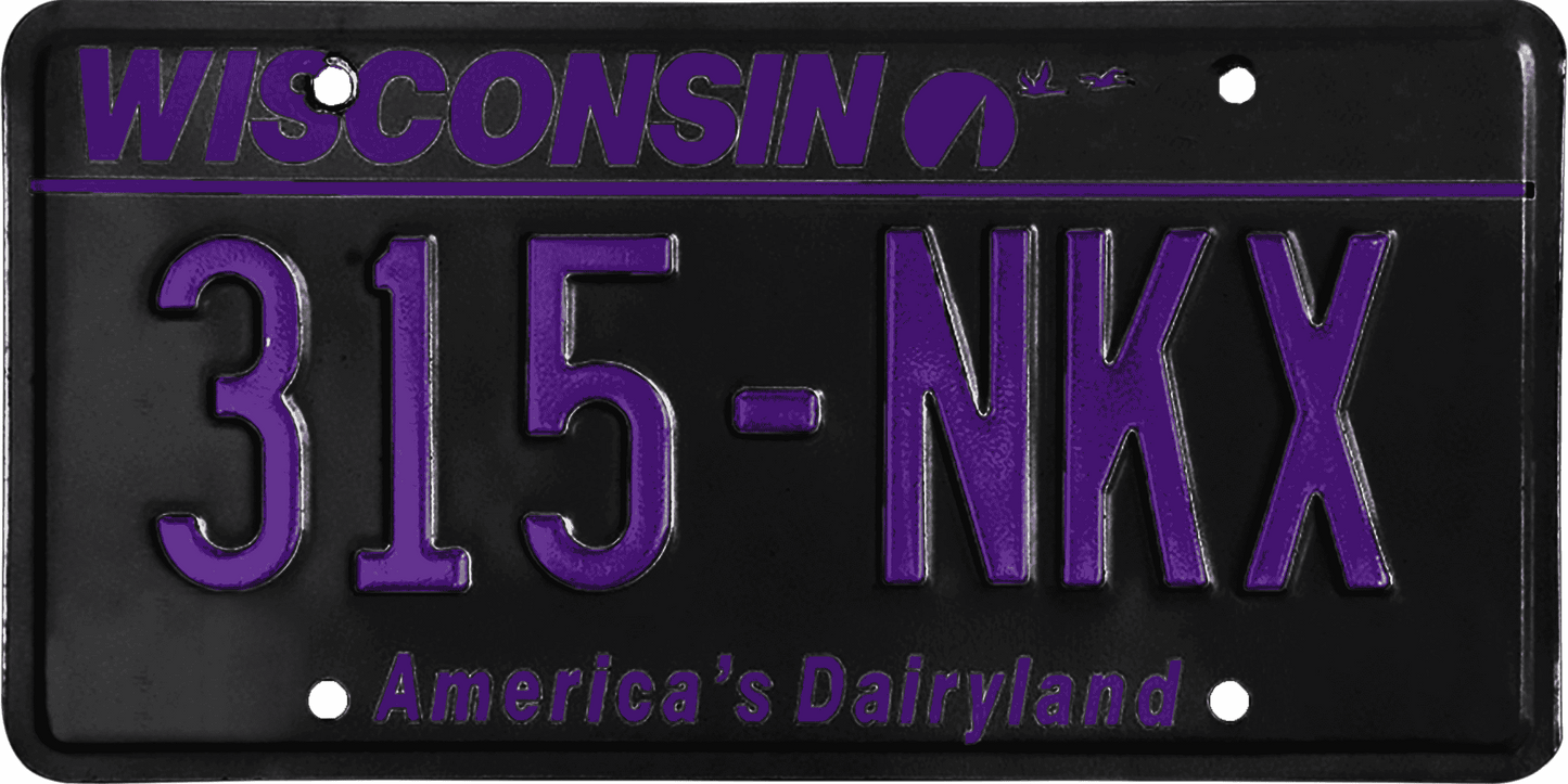 Wisconsin License Plate Wrap Kit