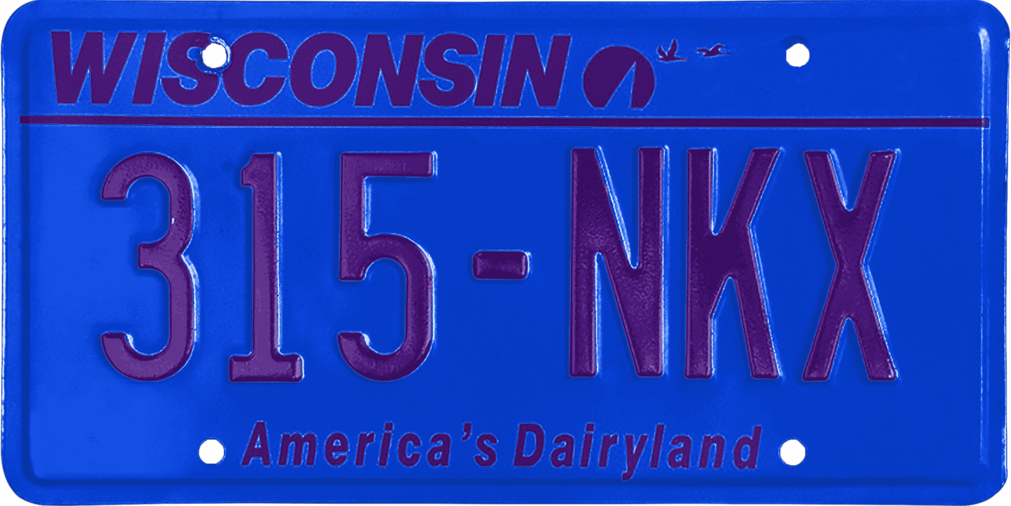 Wisconsin License Plate Wrap Kit