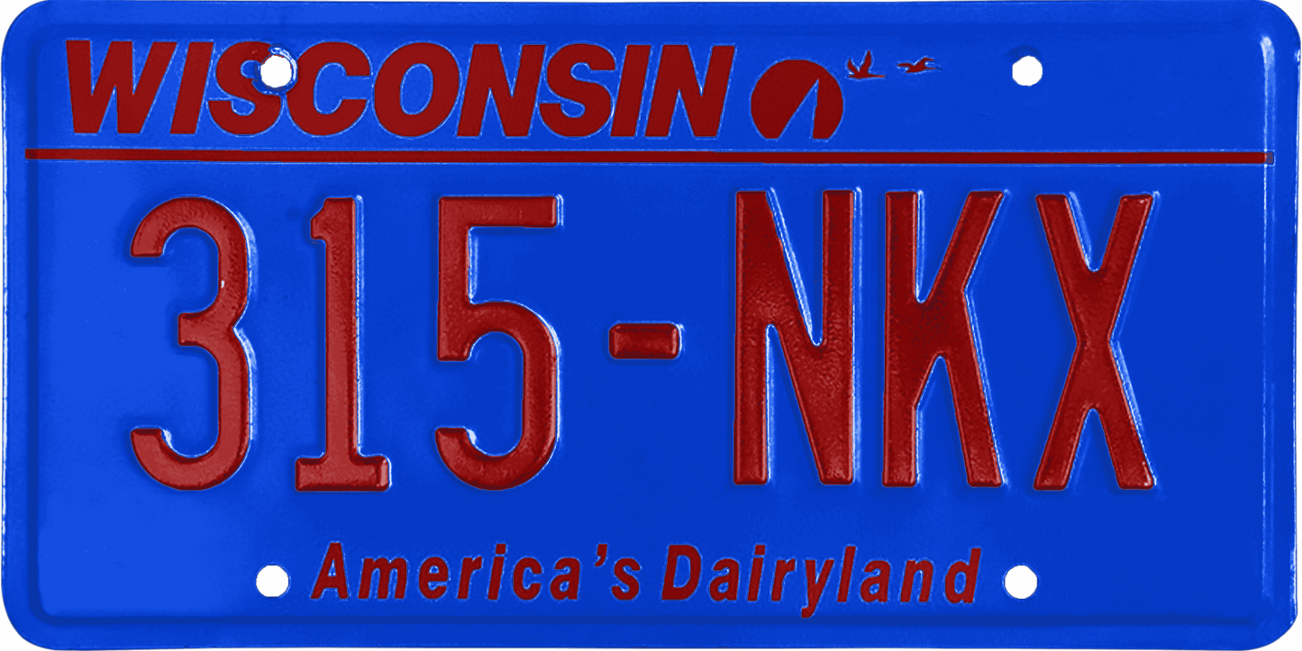 Wisconsin License Plate Wrap Kit