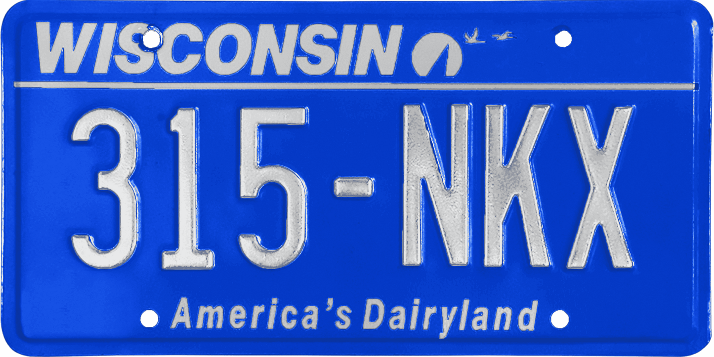 Wisconsin License Plate Wrap Kit