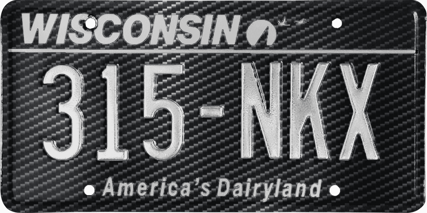 Wisconsin License Plate Wrap Kit