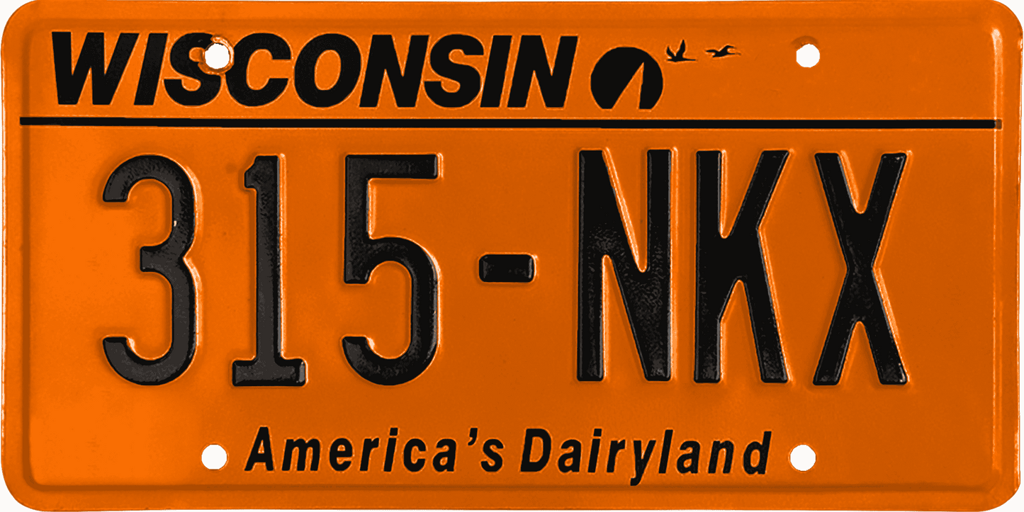 Wisconsin License Plate Wrap Kit