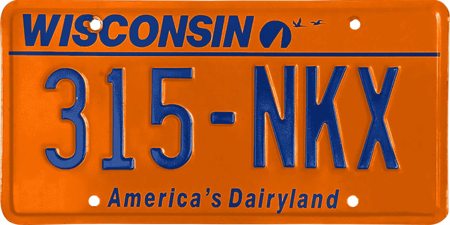 Wisconsin License Plate Wrap Kit