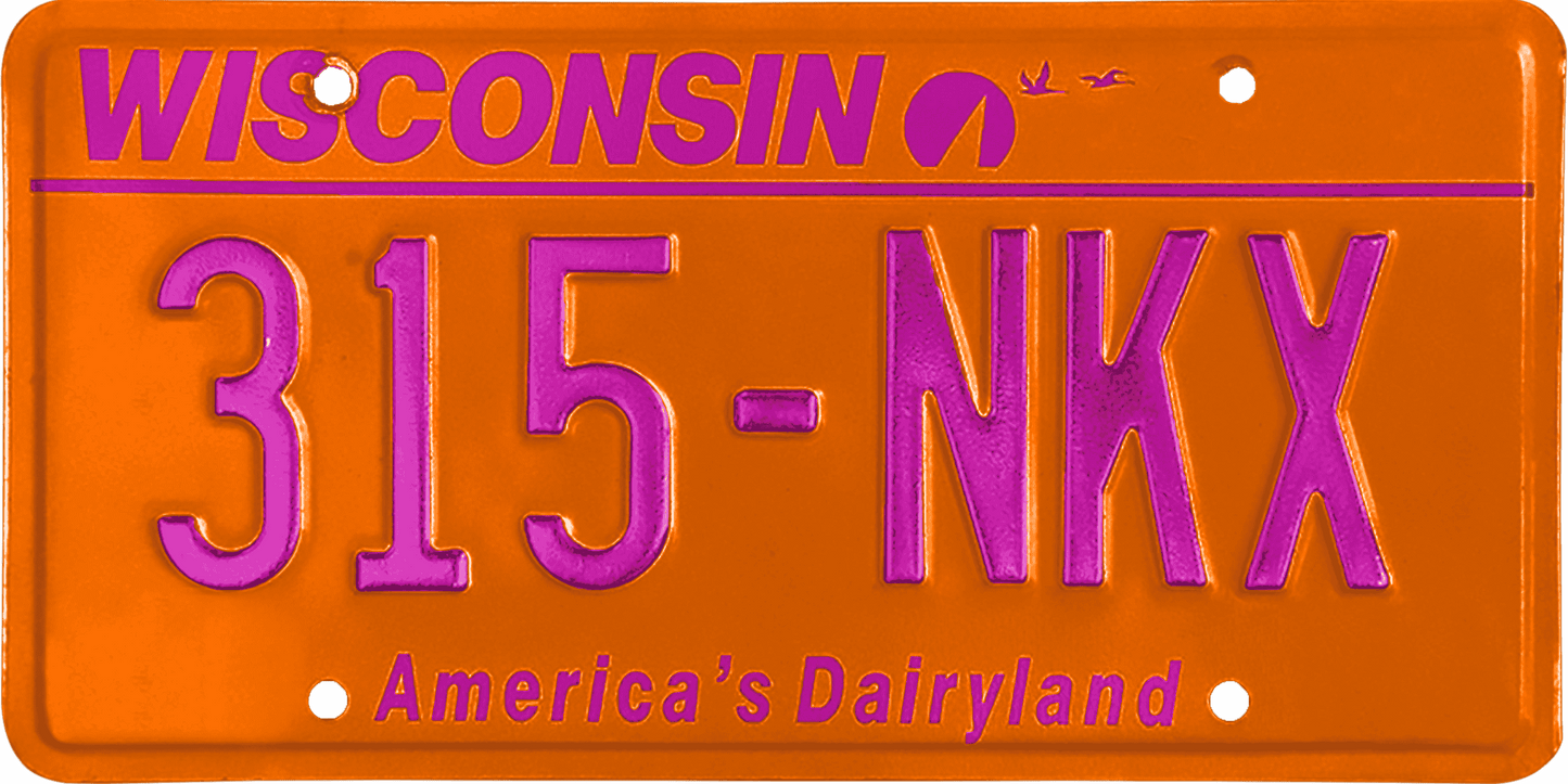 Wisconsin License Plate Wrap Kit