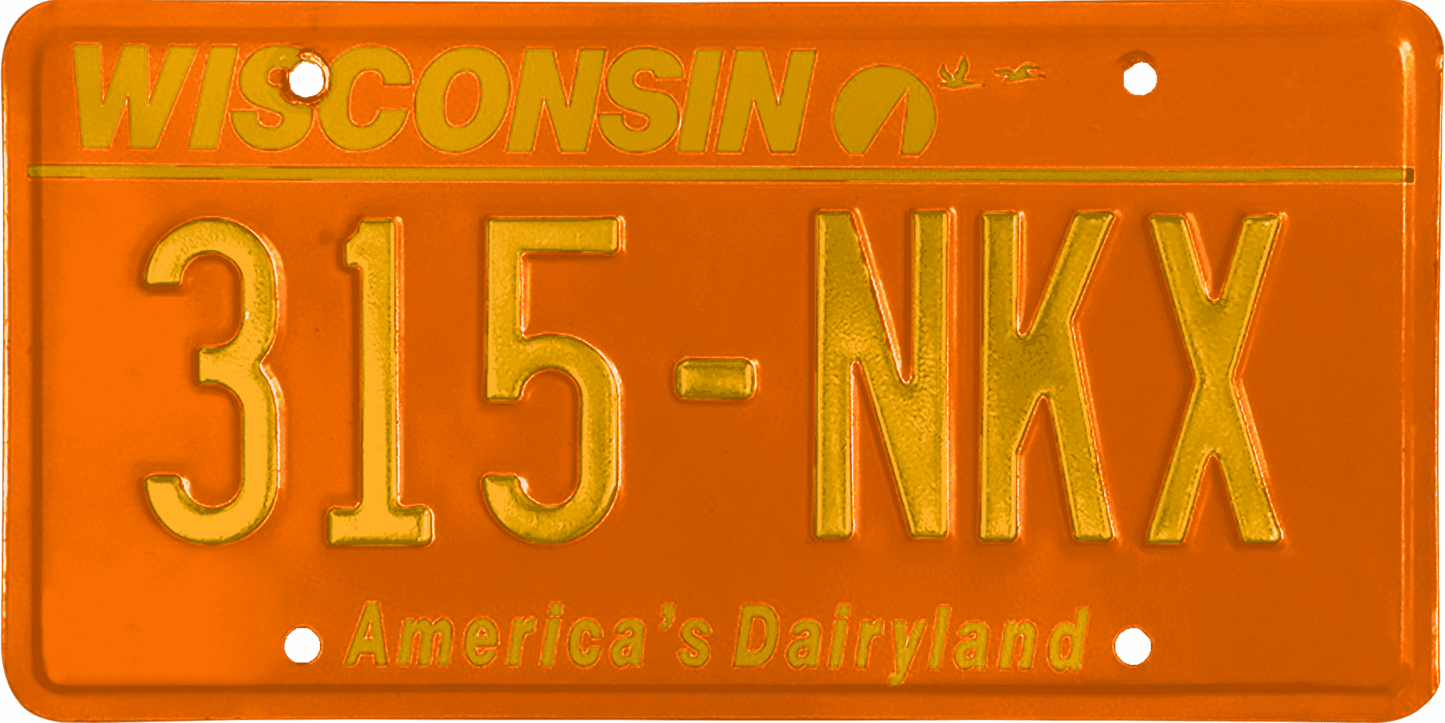 Wisconsin License Plate Wrap Kit