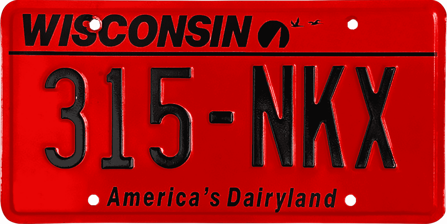 Wisconsin License Plate Wrap Kit