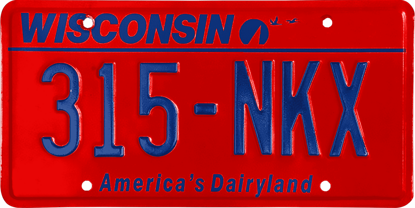 Wisconsin License Plate Wrap Kit