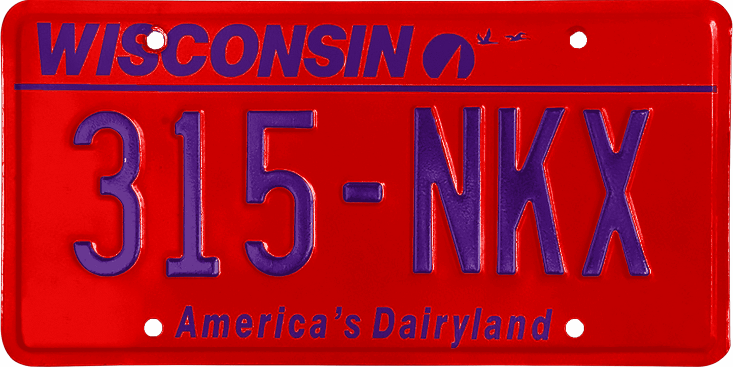 Wisconsin License Plate Wrap Kit