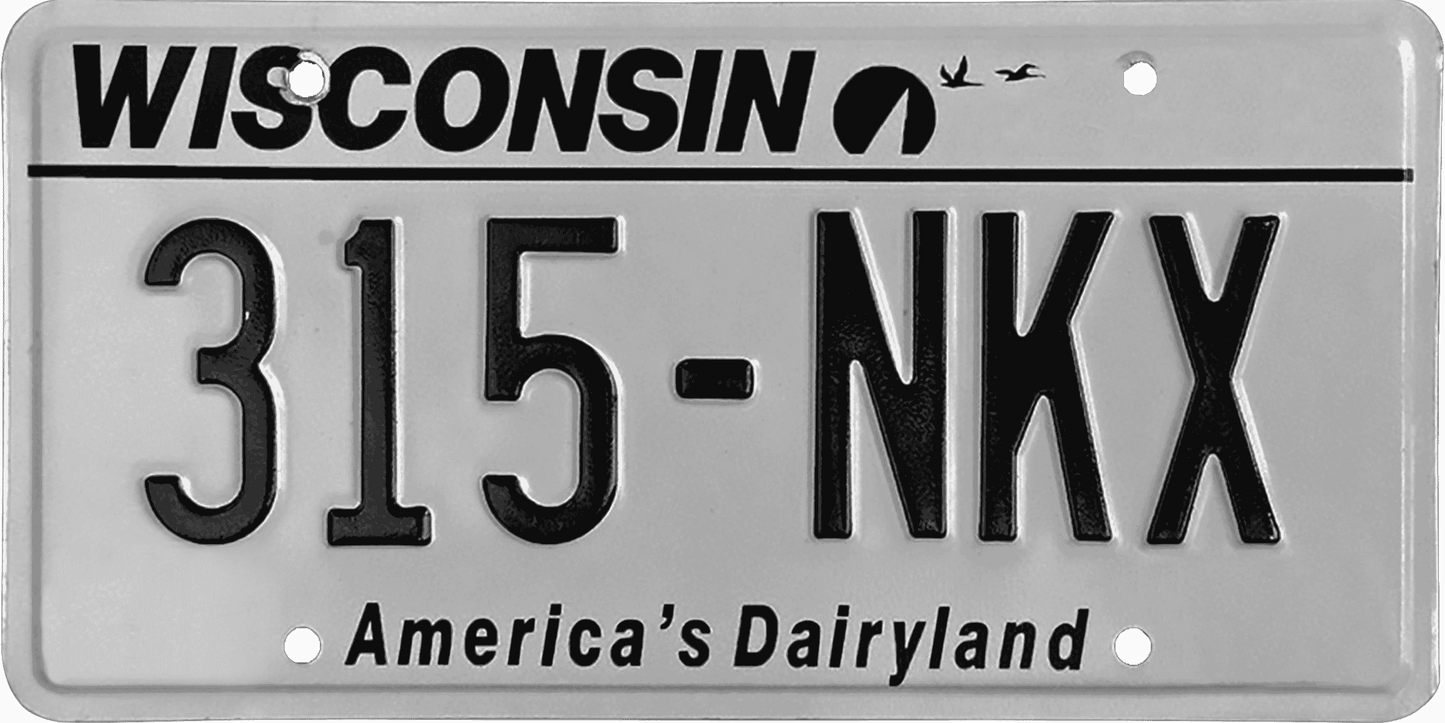 Wisconsin License Plate Wrap Kit